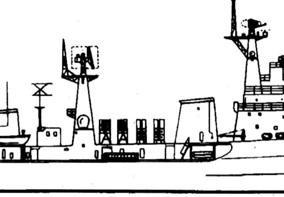 Эсминец PLAN Shenzhen 167 [Type 051B Destroyer] - чертежи, габариты, рисунки